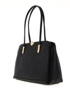 Zen Collection Pearl Charm Shoulder Bag, Black