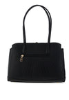 Zen Collection Pearl Charm Shoulder Bag, Black