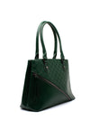 Zen Collection Checkered Shoulder Bag, Green