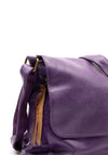 Zen Collection Flap Over Crossbody Bag, Purple