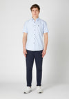 Remus Uomo Parker Short Sleeve Shirt, Light Blue