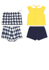 Mayoral Baby Girls 4 Piece Outfit Set, Navy