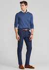 Ralph Lauren Slim Fit Crew Neck Sweater, Blue Heather