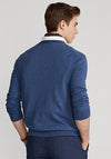 Ralph Lauren Slim Fit Crew Neck Sweater, Blue Heather