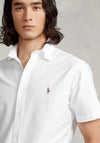 Ralph Lauren Slim Short Sleeved Oxford Shirt, White