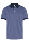 Bugatti Fine Knitted Polo Shirt, Blue