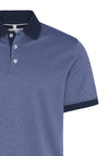 Bugatti Fine Knitted Polo Shirt, Blue