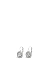 Absolute Diamante Drop Earrings, Silver