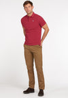 Barbour Sports Polo Shirt, Raspberry