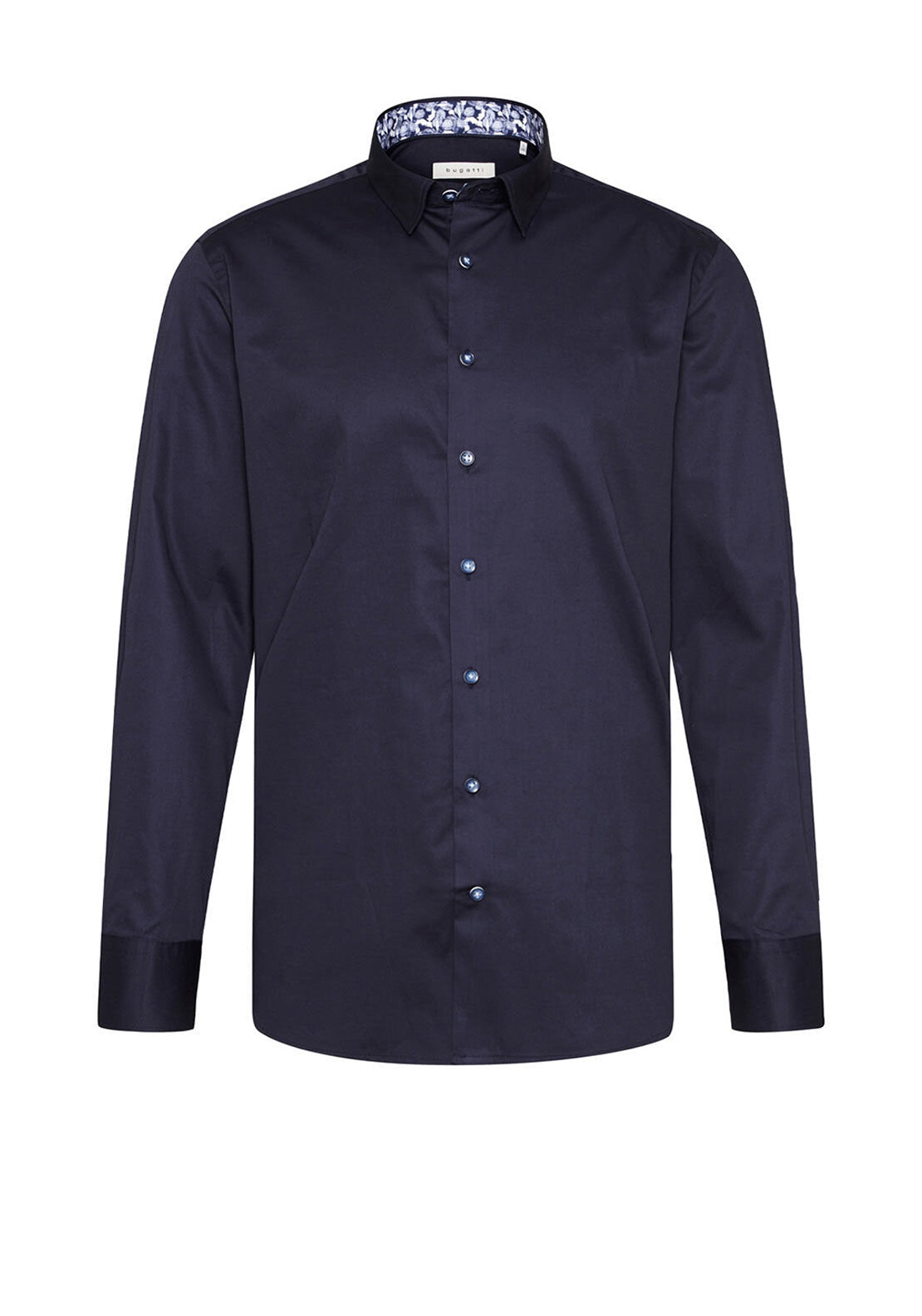 Bugatti 9750 Long Sleeve Shirt, Navy - McElhinneys