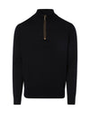 Bugatti Troyer Half Zip Sweater, Navy