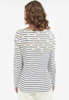 Barbour Womens Bradley Sunflower Stripe Top, Cloud