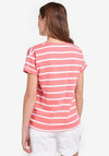 Barbour Womens Otterburn Stripe T-Shirt, Pink Punch