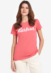 Barbour Womens Otterburn T-Shirt, Pink Punch