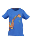 Blue Seven Boy Digger Print Tee, Blue