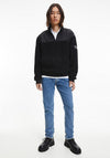 Calvin Klein Jeans Sherpa Half Zip Fleece, Black