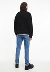 Calvin Klein Jeans Sherpa Half Zip Fleece, Black