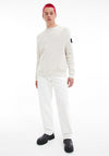 Calvin Klein Jeans Waffle Sweatshirt, Eggshell