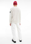 Calvin Klein Jeans Waffle Sweatshirt, Eggshell