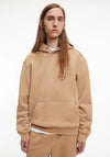 Calvin Klein Jeans Logo Tape Hoodie, Timeless Camel