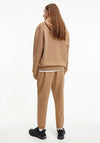 Calvin Klein Jeans Logo Tape Hoodie, Timeless Camel