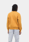 Carhartt Crew Neck Sweatshirt, Ochre & Dark Navy