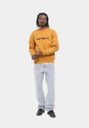 Carhartt Crew Neck Sweatshirt, Ochre & Dark Navy