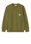 Carhartt Pocket Crew Neck Sweatshirt, Kiwi