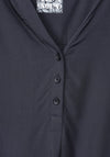 Cecil Button Front Blouse, Navy