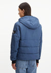 Calvin Klein Jeans Padded Hooded Jacket, Aegean Sea