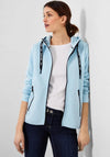 Cecil Jersey Mix Short Jacket, Faded Blue