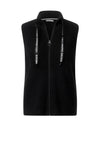 Cecil Knitted Short Gilet, Black