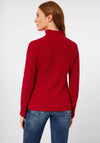 Cecil Quarter Zip Jumper, Red