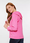 Cecil Hooded Button Shirt, Frosted Rose