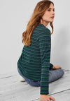 Cecil Knit Stripe Sweater, Navy Multi