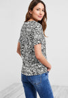 Cecil Floral Print T-Shirt, Easy Khaki