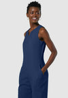 Closet London Sleeveless Jumpsuit, Navy