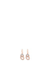 Absolute Crystal Drop Earrings, Rose Gold