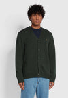 Farah Birchall Wool Cardigan, Evergreen