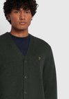 Farah Birchall Wool Cardigan, Evergreen