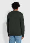 Farah Birchall Wool Cardigan, Evergreen