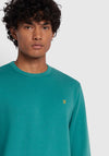 Farah Tim Crew Neck Sweatshirt, Mallard Green