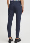 Fransa Carrie Mid Waist Trousers, Navy