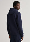 Gant Archive Shield Hoodie, Evening Blue