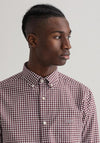 Gant Broadcloth Gingham Shirt, Plumped Red