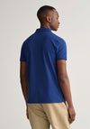 Gant Contrast Pique Collar Polo Shirt, Deep Blue