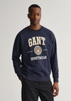 Gant Crest Shield Sweatshirt, Evening Blue