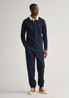 Gant Heavy Rugger Polo Shirt, Evening Blue