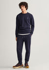 Gant Original Crew Neck Sweater, Evening Blue