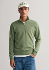 Gant Original Half Zip Sweatshirt, Kalamanta Green